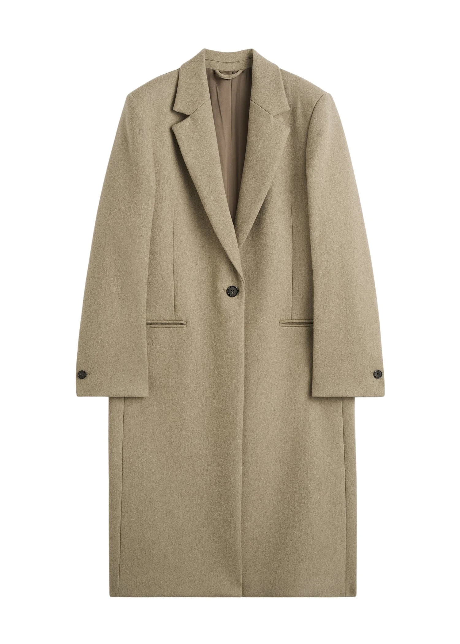 Classic winter coat in Biscuit