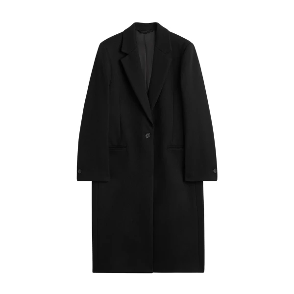 Toteme Classic winter coat in Black