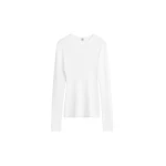 Toteme Compact cotton top in White