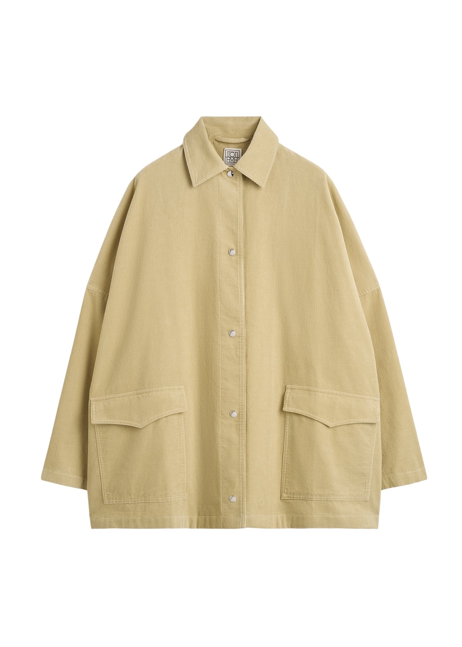 Totême Cord overshirt jacket in Beige - Jackets - Scandinavian Minimalist Luxury at Luxury Shoes 
