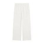 Toteme Cotton silk pj bottoms in Off-white