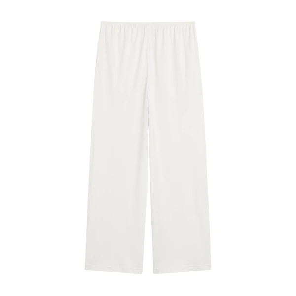 Toteme Cotton silk pj bottoms in Off-white