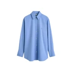Toteme Cotton summer shirt in Cornflower