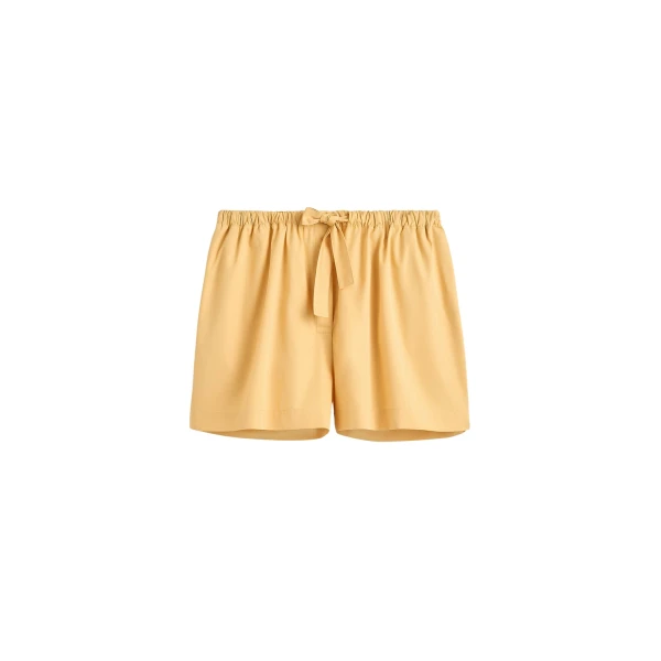 Toteme Cotton summer shorts in Daffodill