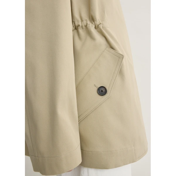 Toteme Cotton twill jacket in Cashew, view 6