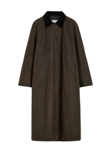 Totême Country coat in Bark - Coats - Scandinavian Minimalist Luxury at Luxury Shoes 