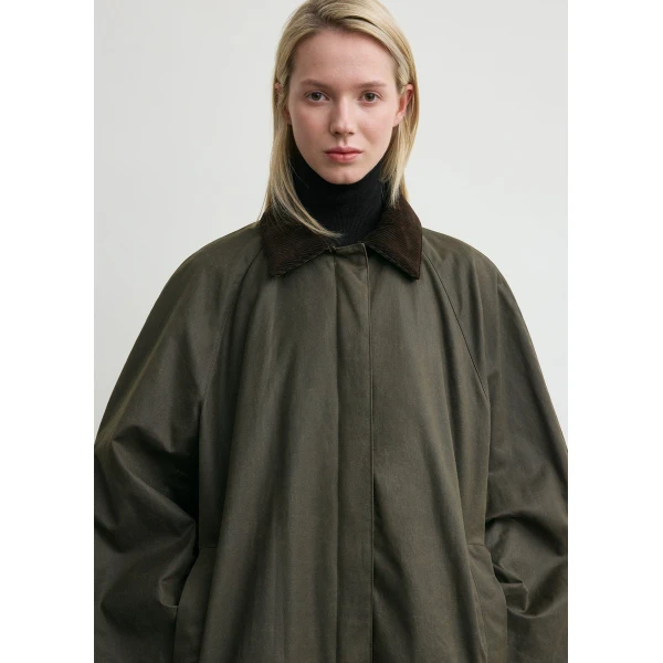 Toteme Country coat in Forest, view 5