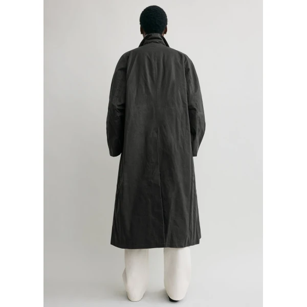 Toteme Country coat in Washed black, view 4