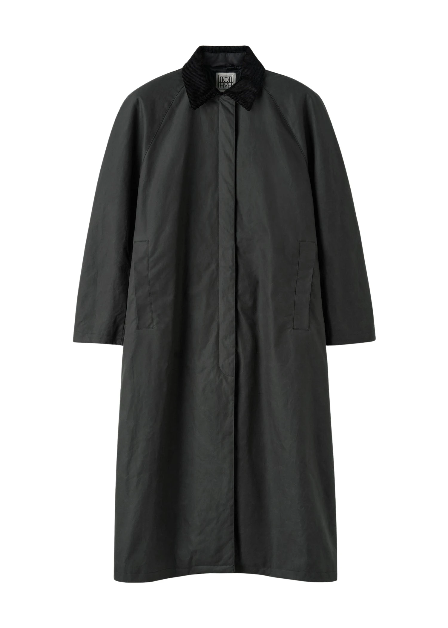 Country coat in Washed black