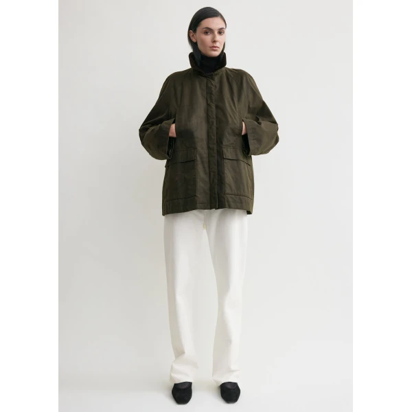 Toteme Country jacket in Forest, view 3