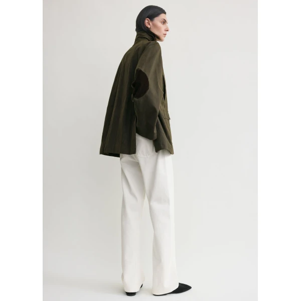Toteme Country jacket in Forest, view 4