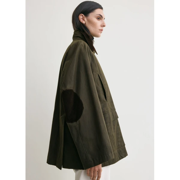 Toteme Country jacket in Forest, view 5