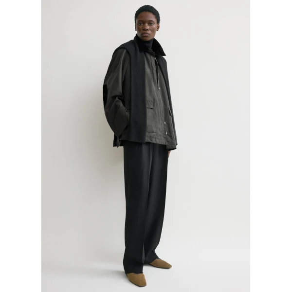 Toteme Country jacket in Washed black, view 2