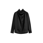 Toteme Cowl neck blouse in Black