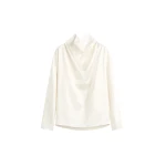 Toteme Cowl neck blouse in White
