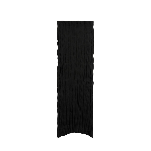 Totême Crinkled knit skirt in Black - Skirts - Scandinavian Minimalist Luxury at Luxury Shoes 