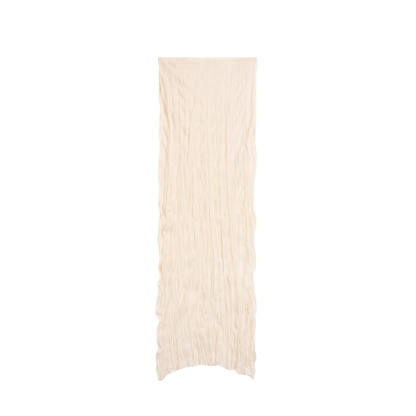 Totême Crinkled knit skirt in Pale apricot - Skirts - Scandinavian Minimalist Luxury at Luxury Shoes 