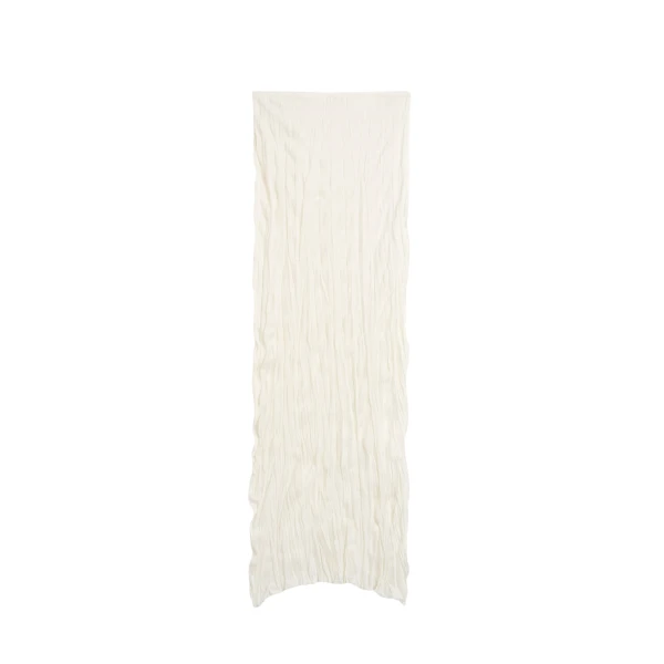 Toteme Crinkled knit skirt in White