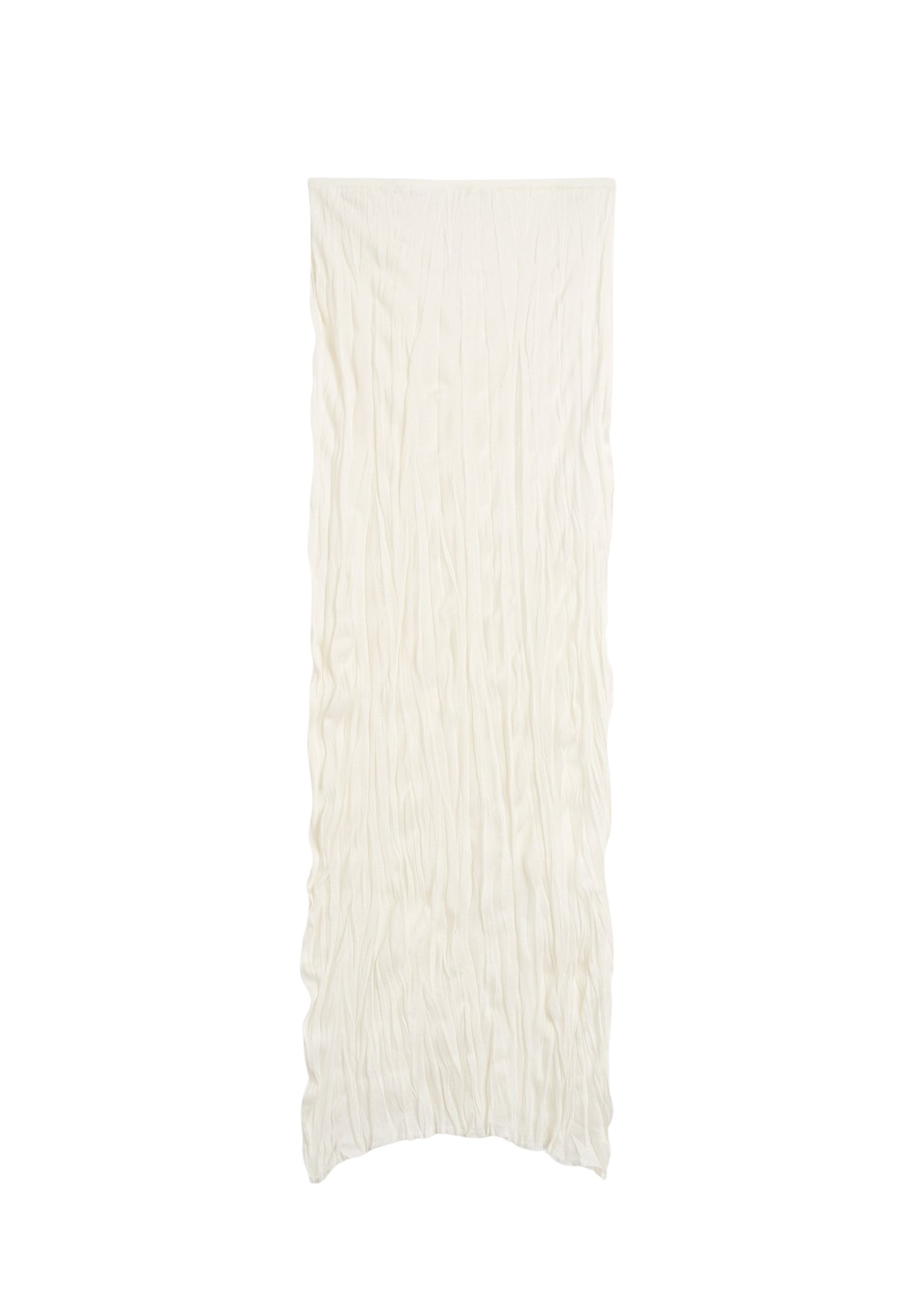 Totême Crinkled knit skirt in White - Skirts - Scandinavian Minimalist Luxury at Luxury Shoes 