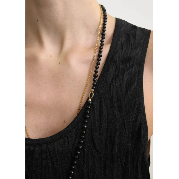 Toteme Crinkled knit tank dress in Black, view 5