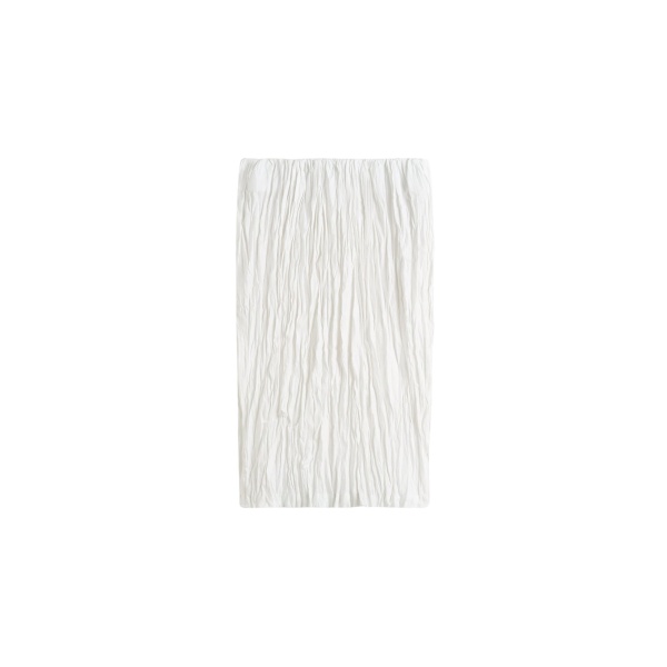 Totême Crinkled linen skirt in White - Skirts - Scandinavian Minimalist Luxury at Luxury Shoes 