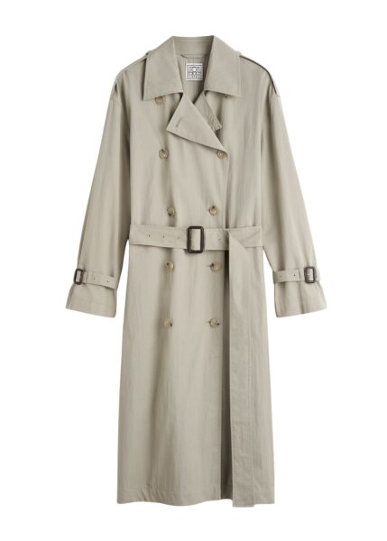Totême Crisp summer trench in Clay - Coats - Scandinavian Minimalist Luxury at Luxury Shoes 