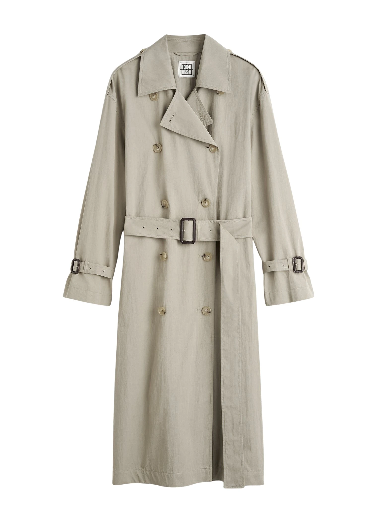 Crisp summer trench in Clay