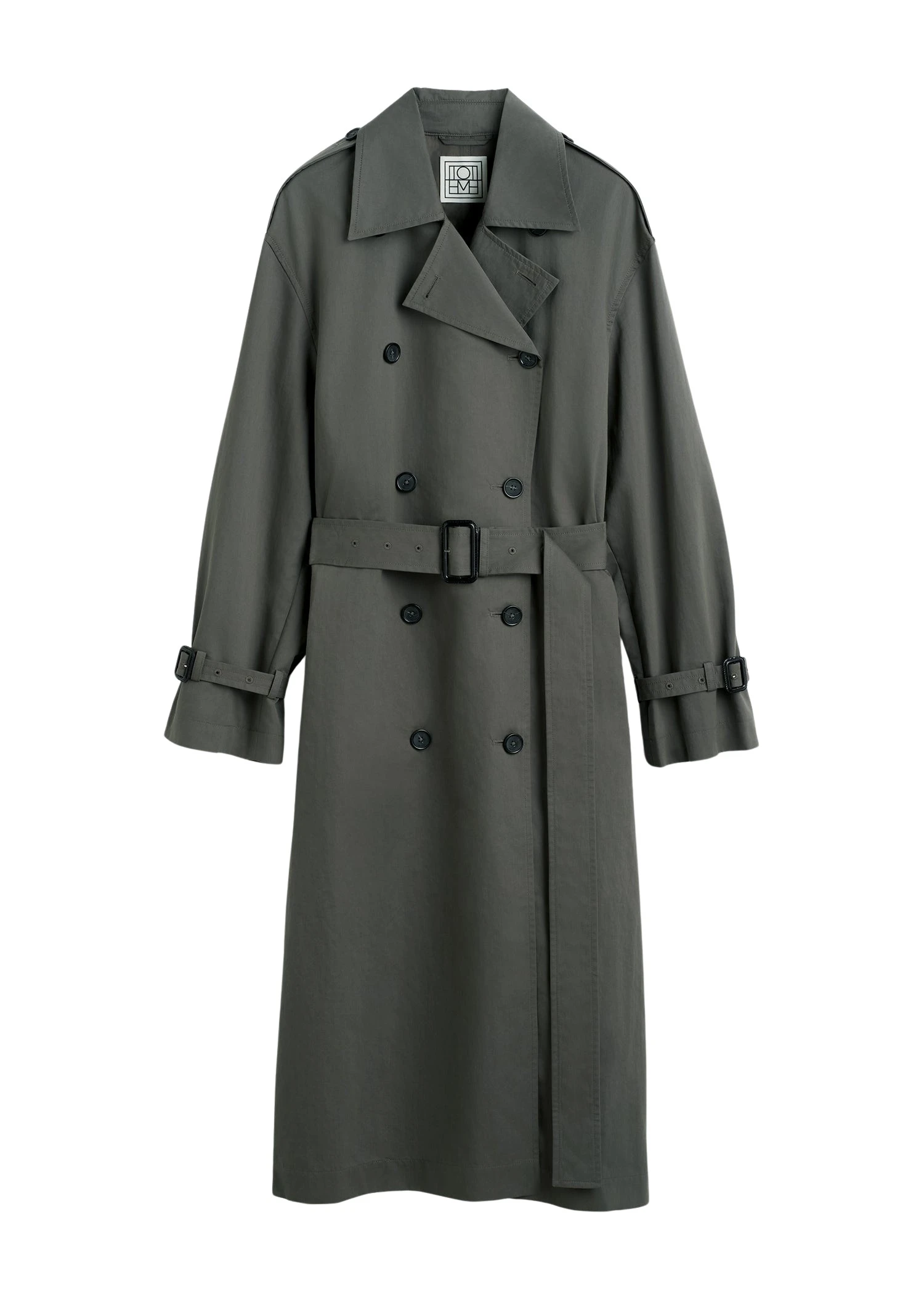Crisp summer trench in Taupe