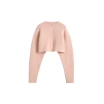 Toteme Cropped oversized cardigan in Flamingo