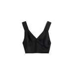 Toteme Cropped satin camisole in Black