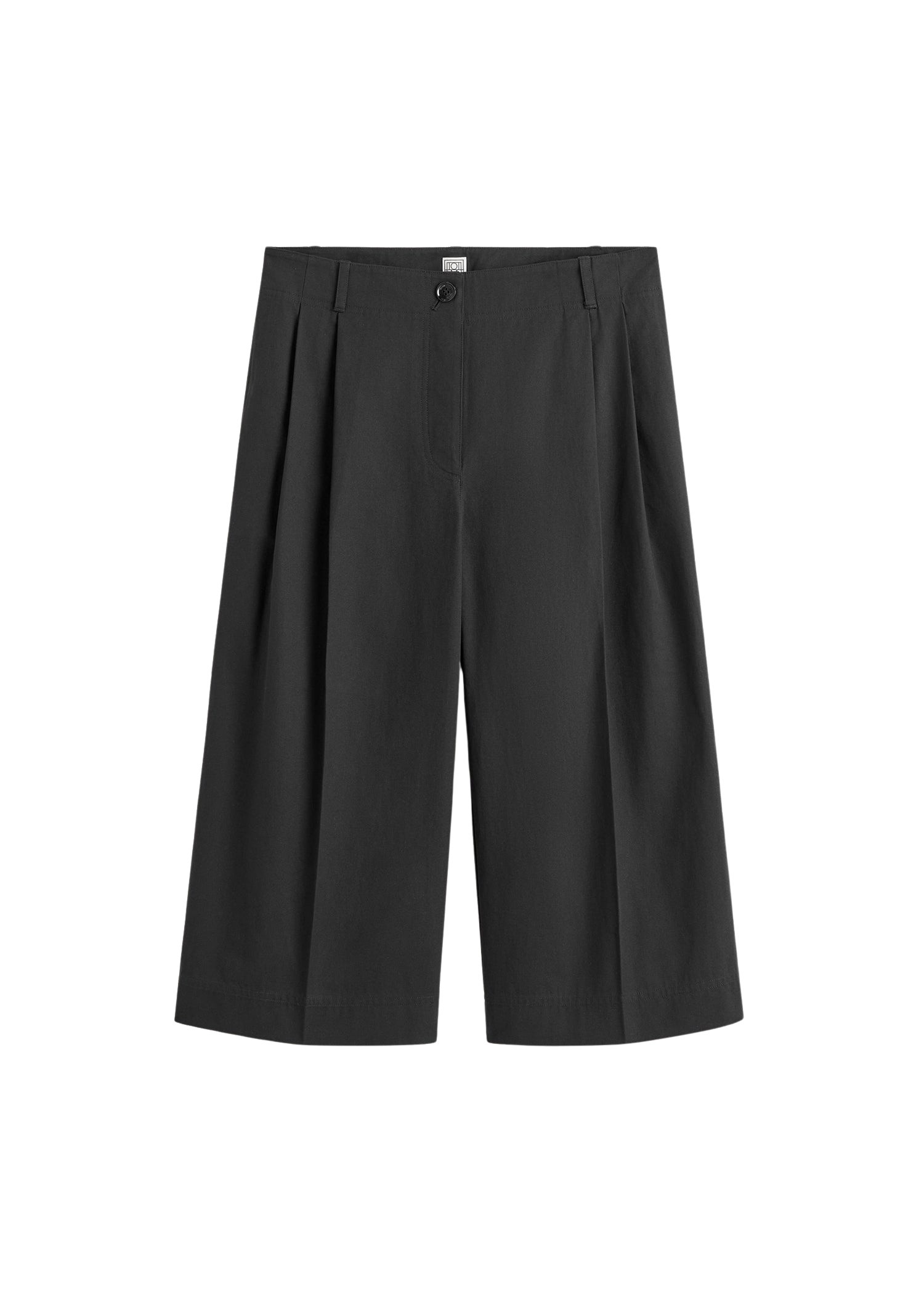 Totême Cropped trousers in Black - Pants - Scandinavian Minimalist Luxury at Luxury Shoes 