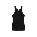 Toteme Curved rib tank in Black Top