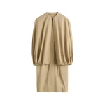 Toteme Detachable cape coat in Beige