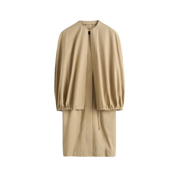 Toteme Detachable cape coat in Beige