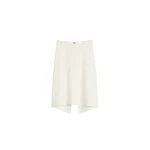 Toteme Dipped knit skirt in White