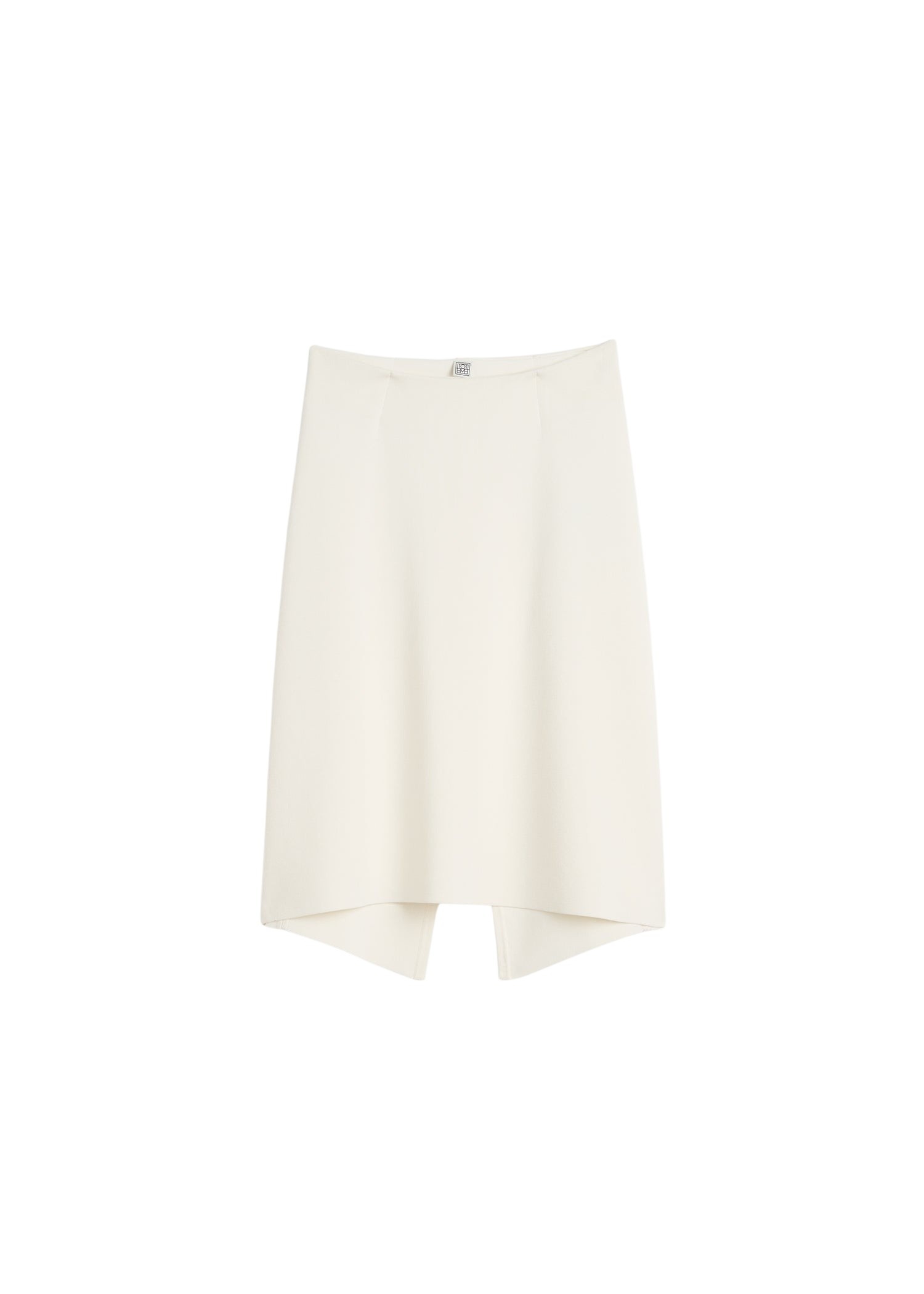 Totême Dipped knit skirt in White - Skirts - Scandinavian Minimalist Luxury at Luxury Shoes 