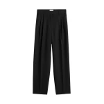 Toteme Double-pleat tailored trousers in Black