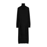 Toteme Double-sleeve turtleneck dress in Black