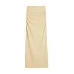 Toteme Draped jersey skirt in Buttercup