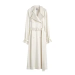 Toteme-Draped-satin-trench-in-Off-white30500_nobg Toteme Draped satin trench in Off-white Coat