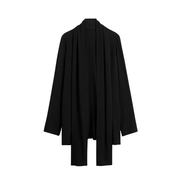 Toteme Draped scarf blouse in Black