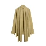 Toteme Draped scarf blouse in Desert