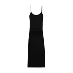 Toteme Draped slip dress in Black