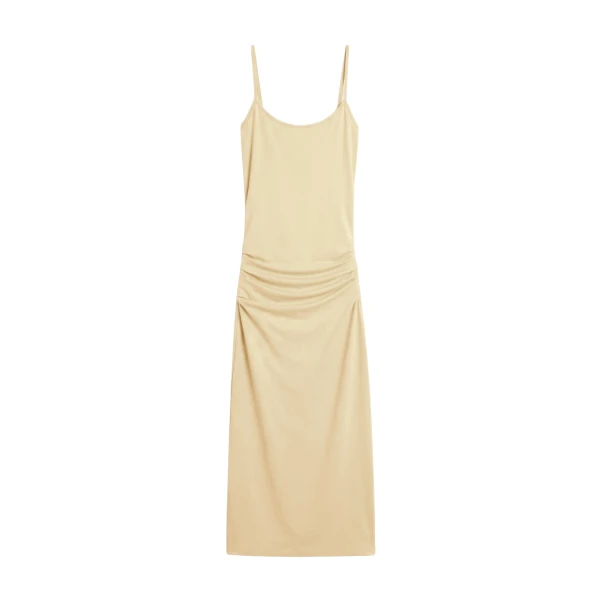 Toteme Draped slip dress in Buttercup