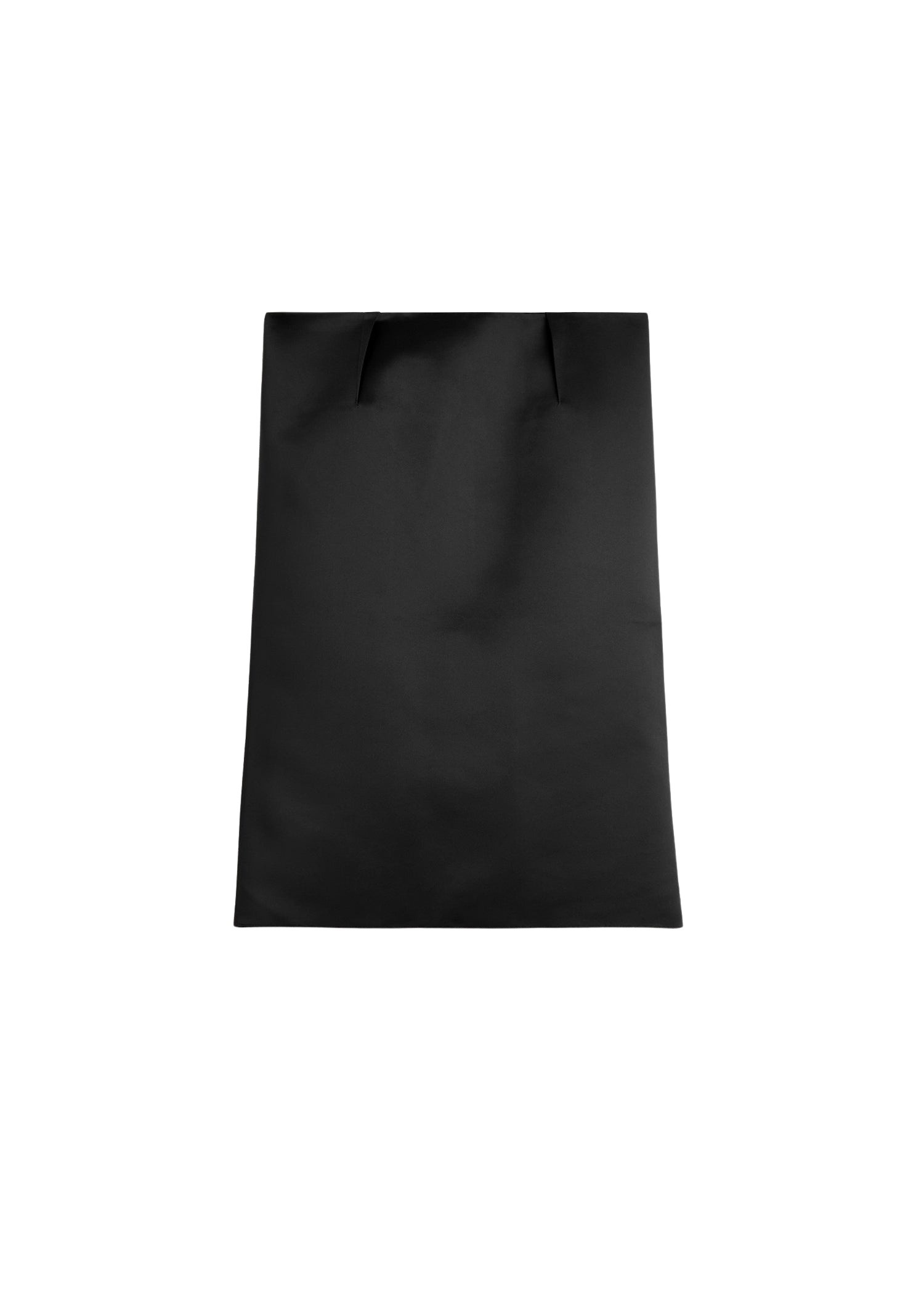Totême Duchess satin pencil skirt in Black - Skirts - Scandinavian Minimalist Luxury at Luxury Shoes 