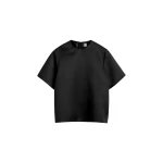 Toteme Duchess satin tee in Black Top