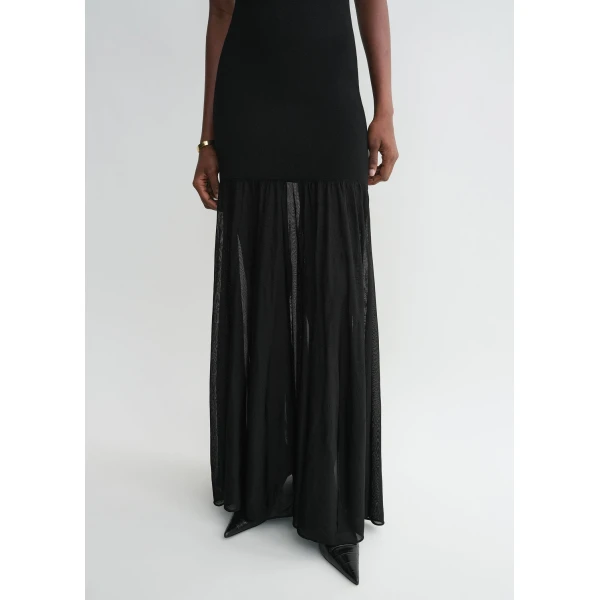 Toteme Evening tank dress in Black, view 6