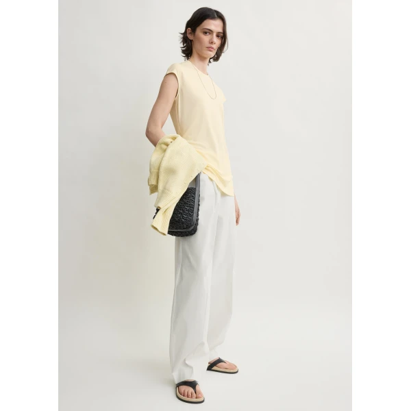 Toteme Everyday top in Ecru, view 2