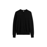 Toteme Fine crew knit in Black