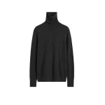Toteme Fine turtleneck charcoal in Charcoal melange Knit